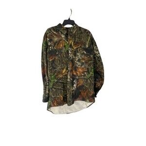 Browning Button Up Shirt Mens Size XL Long Sleeve Mens Camouflage